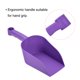 thumbnail image 5 of Plástico Jardín Pala 310x139mm Planta Suelo Plantar Excavar Mano Paletas Hogar Jardinería Herramienta para Flor Tierra Trasplantar, Desmalezar, Mover, Excavar, Púrpura 2 Paquetes, 5 of 5