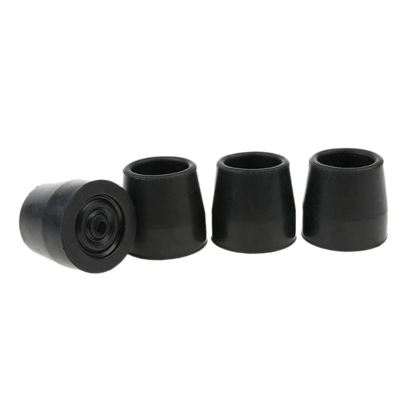 4 Pcs Rubber Ferrules Cane Pin Crutch Pads Caps Tip Bottom Protector