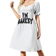 thumbnail image 3 of Vestido de manga corta I'm Banksy vestidos mujer verano cóctel de vestidos, 3 of 7