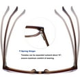 thumbnail image 2 of FEISEDY Trendy Cateye TR90 Blue Light Blocking Spring Hinges Computer Glasses Women B2676, 2 of 6