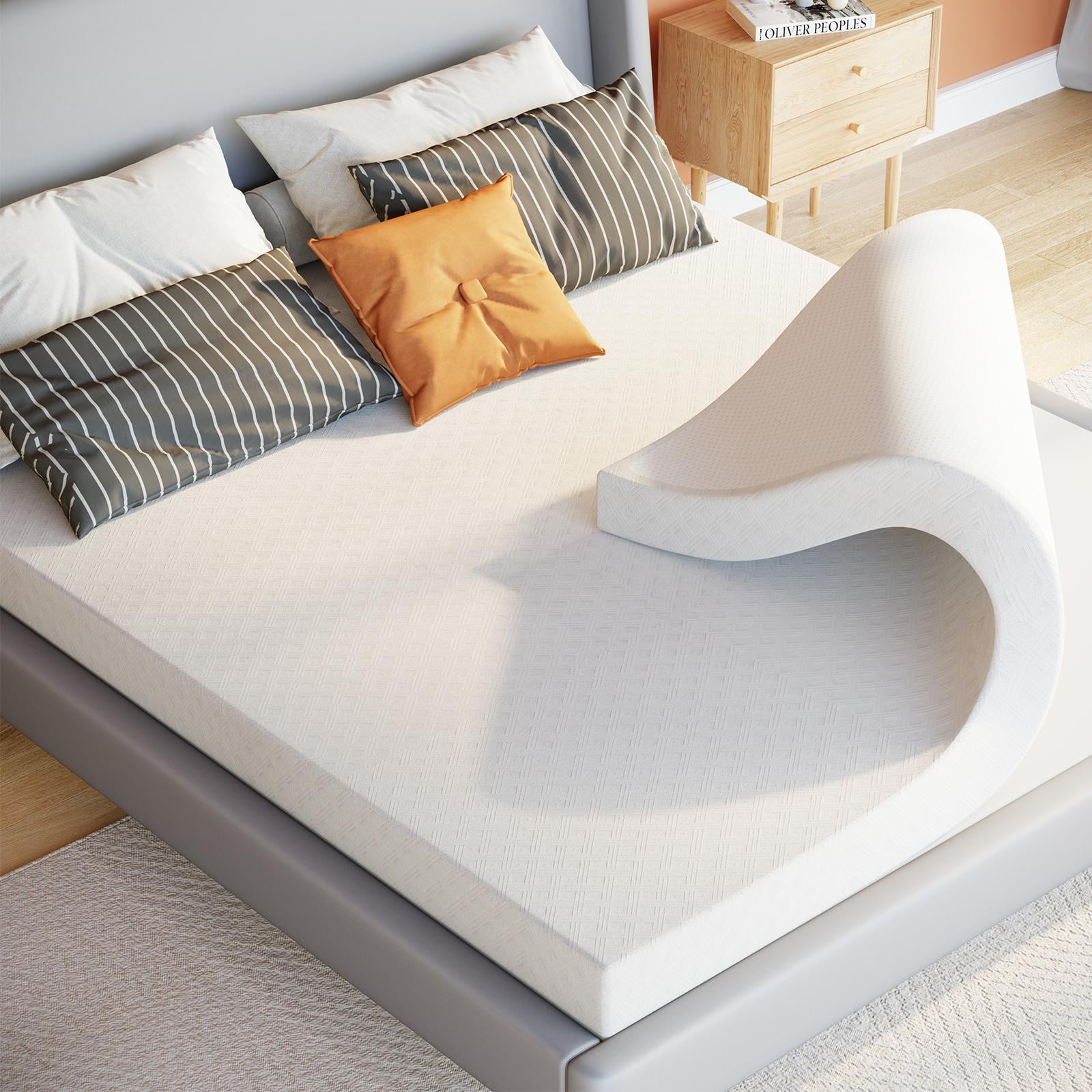 3 Inch Mattress Topper Twin Xl Size, Premium Gel Memory Foam or Cooling