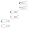 thumbnail image 3 of sweethay 16Pcs Flat Mixing Palette Polishing Round Tray Teacher Painting Universal Clear Acrylic Artist Professional Pigment Board Type1, 3 of 5