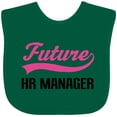 thumbnail image 3 of Inktastic Future HR Manager Boys Baby Bib, 3 of 4