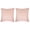 Rose-Pink, variant on Jackie Green Geometric Polyester 20 in. x 20 in. Throw Pillow (Set of 2)