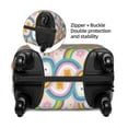 thumbnail image 3 of Bingfone Rainbow Flowers Luggage Cover Washable Suitcase Cover Protector Anti-scratch Suitcase cover Fits 18-32 Inch Luggage, 3 of 8