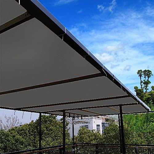 Shatex Sunblock Shade Cloth 90% Grey 6x50ft with Free Fabric Clips,for Greenhous 