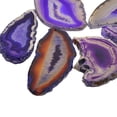 thumbnail image 4 of KLKCMS 6Pc Beautiful Irregular Geode Agate Slices Pendant for Jewelry, 4 of 7