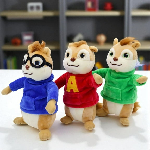 3 Piece Set Animal Plush Doll Toys, Bedroom Soft Throw Pillow, Living Room Collectible Decorative Ornaments