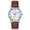 B, variant on Men’s Quartz Wrist Watch Vintage Roman Numeral Round Dial Dress Watch Adjustable PU Leather Strap Polished Stainless Steel Case Business Casual Daily Wear Watch Gift
