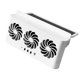 thumbnail image 3 of Ventilador de ventana para coche, ventilador de refrigeración para coche, accesorios compactos para coche, lateral multiusos Blanco, 3 of 9