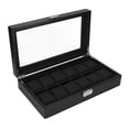 thumbnail image 4 of Watch Storage Box, Easy Cleaning Thickened Acrylic Cover Watch Organizer 12 Slot  For Jewelry, 4 of 8