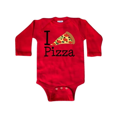 

Inktastic I Heart Pizza Gift Baby Boy or Baby Girl Long Sleeve Bodysuit