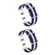 thumbnail image 1 of Kearding Correa de reloj inteligente Reloj inteligente colorida Piezas de reparación de diario Compatible con accesorios Watch FIT Azul Azul blanco 2piezas, 1 of 5