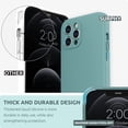 thumbnail image 3 of Designed for iPhone 12 Pro Max Case with Camera Protection, Liquid Silicone Phone Case with Microfiber Lining, Cactus Green, 3 of 14
