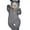 Gray, variant on Utoimkio Newborn Baby Girl Boy Rompers Plush Hooded Footed Jumpsuit Winter Fleece Warm Onesies Pajamas Long Sleeve Zipper Winter Coat Outfits for Kids Size 3-12M