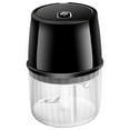 thumbnail image 2 of Usloyux Under $5 Electric Garlic Chopper, USB Rechargeable Food Processor, 250ML Capacity Vegetable Meat Grinder, Mini Food Chopper with Stainless Steel Blades, One Touch Operation, 2 of 9