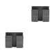 thumbnail image 1 of Kearding Caja de control remoto Soporte de carga de teléfono de plástico montado en la pared Organizador móvil sin perforaciones, gris gris 2piezas Kearding CBP058781, 1 of 6