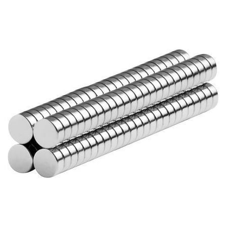 - totalElement 1/4 x 1/10 Inch Neodymium Rare Earth Bottle Cap Disc Magnets N48 (100 Pack)