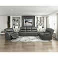 thumbnail image 5 of Lexicon Pagosa Polished Microfiber Rocker Reclining Chair in Brown, 5 of 5