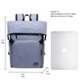 thumbnail image 2 of KAUKKO Stylish Oxford Fabric Backpack Travel Rucksack lightweight Hiking Bag Satchel, 2 of 5