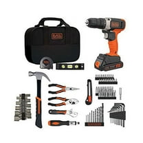 BLACK DECKER 20V Drill/Driver, 1.5Ah, 83 Piece Set, Battery and Charger Included