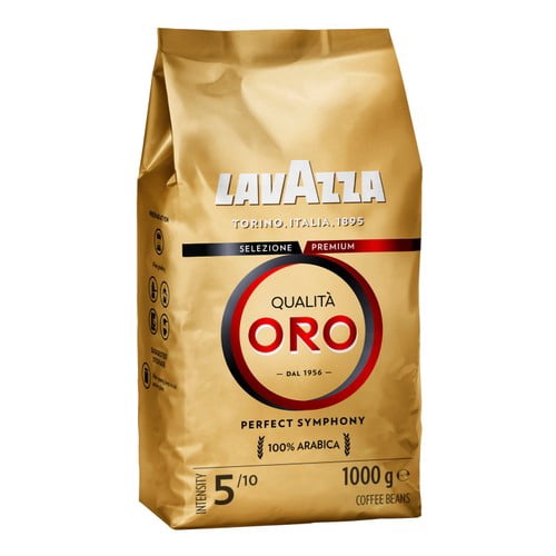 Lavazza Qualita Oro Coffee Beans 1kg, British Import (Pack of 2)