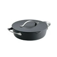 thumbnail image 5 of Tramontina Fiora 4.25-Quart Aluminum Ceramic Nonstick Multipurpose Pan with Lid, Induction-Ready, ILAG Swiss Coating, Oven & Dishwasher Safe - Grey, 5 of 11