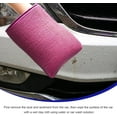 thumbnail image 3 of Clay Mitt, Scratch-Free Microfiber Clay Bar Alternative Mitt Car Detailing Glove, Car Cleaning & Polishing Tool Clay Eraser Mitt for Paint Glass Wheels, Car Accessories (Purple), 3 of 7
