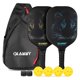 thumbnail image 1 of Juego de Palas de Pickleball, Raqueta de Pickleball Ligera Que Incluye 2 Raquetas de Pickleball de Fibra, 4 Pelotas de Pickleball con Bolsa, 1 of 5