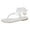 ZB-White, variant on Sandals for Women Lace Up,Gladiator Sandals Platform Summer Beach Strappy Criss Cross Open Toe Knee High Flat Sandal