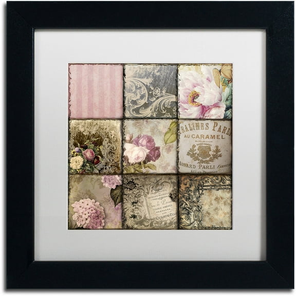 Trademark Fine Art "Viva La Paris I" Canvas Art by Color Bakery White Matte, Black Frame