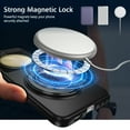 thumbnail image 5 of for Samsung Galaxy Z Flip 5 5G Phone Case, Magnetic 360 Rotating Ring Kickstand Frosted Hard PC Case with Wireless Charging Compatibility for Samsung Galaxy Z Flip 5 5G, Black, 5 of 11