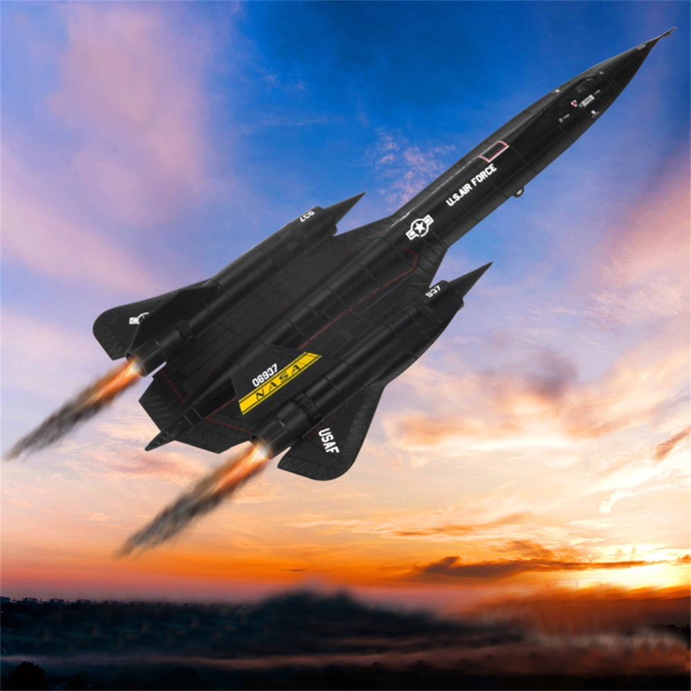 1:144 Blackbird SR-71 Reconnaissance Aircraft Alloy Aircraft Plane Metal Fighter for Collection