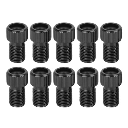 Black Metal French to American Air Compressor Bicycle Bike Valve Adapter 10pcs price history on PriceWatchPro