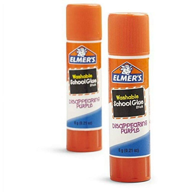 Elmer's Disappearing Purple Washable School Glue Sticks, 2 ct. – Clutch  Deliveries