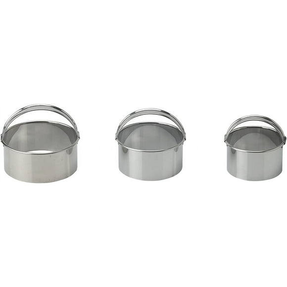 3 Pcs Emporte-Pièces Ronds Emporte-Pièces Emporte-Pièce en Acier Inoxydable