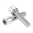 thumbnail image 5 of Unique Bargains 6 Pcs Bicycle Stem Screws for Bike Bicycle Stem M5x20mm Socket Head Cap Bolts Screws Nuts Silver Tone, 5 of 6