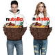 thumbnail image 2 of Sudadera con capucha holgada con estampado 3D de Nutella Food para hombre y mujer, estilo hip hop, informal, de gran tamaño, nueva y divertida de 2024, 2 of 5