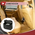 thumbnail image 3 of Unique Bargains Car Trash Can w/ Barrel Foldable Portable Front Rear Seat Trash Bin 1 Pc Black, 3 of 7