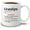 Grandpa Definition White Mug, variant on I Love My Grandpa Bear Ceramic Coffee Mug For Grandfather Grandad Papa Pop Poppy Fathers Day, Personalized Grandpa Bear Cup Gift, Papa Bear Coffee Cup, Customized Name / Text White Mugs 11 Oz 15 Oz