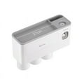 thumbnail image 3 of Automatic toothpaste dispenser set, 3 toothbrush slots with dustproof cover 3 cups, 3 of 7