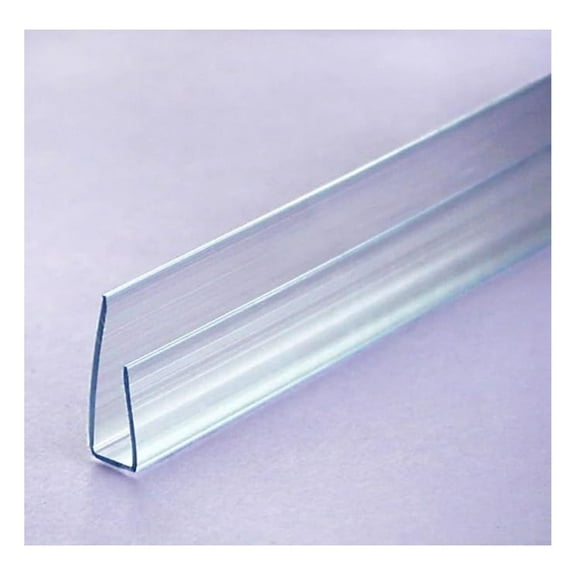 Polycarbonate U Channel - 8mm Twin Wall Panels - Greenhouse End Caps - Clear U Profile (6ft, 2-Pack)
