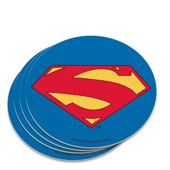 Superman New 52 Shield Logo Novelty Coaster Set