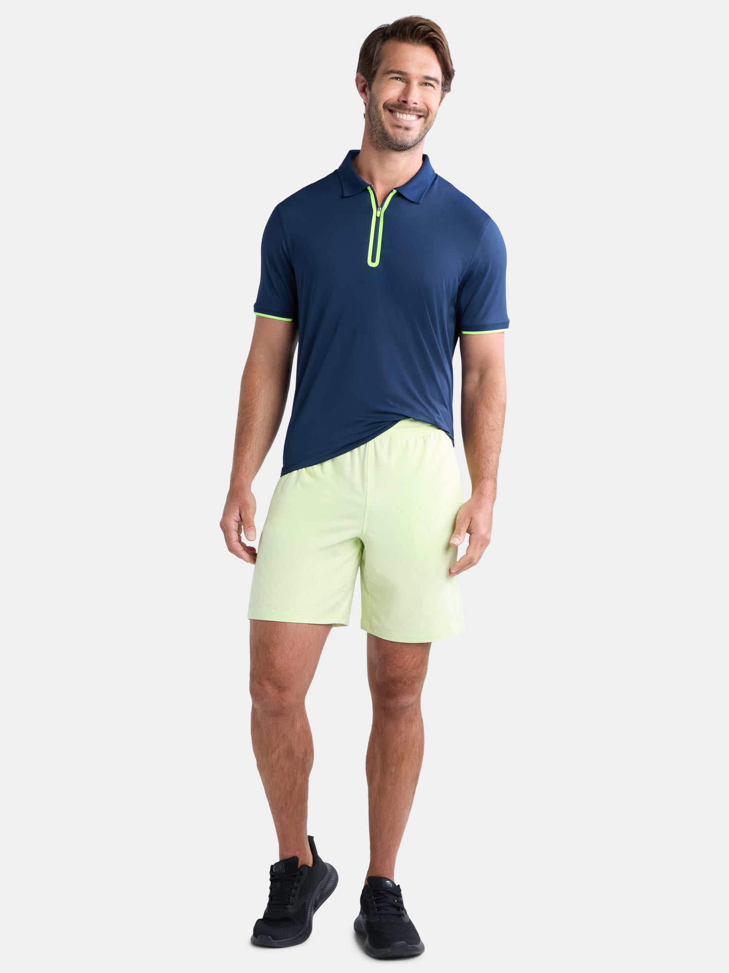 Athletic Works Men's and Big Men's Modern Tennis Polo Shirt, Sizes S-3XL