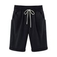 thumbnail image 2 of OUSITAID Womens Summer Shorts Solid Five Points Plus Size Pants on Clearance, 2 of 6