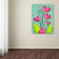 thumbnail image 3 of Trademark Fine Art 'Heart Bouquet' Canvas Art by Maureen Lisa Costello, 3 of 3