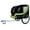 Black+Green, variant on imerelez Large Folding Bike Trailer for Dogs – 66LB Capacity All-Terrain Pet Carrier, Durable Steel Frame for Cycling, Jogging, Camping & Outdoor Adventures, Black- Red