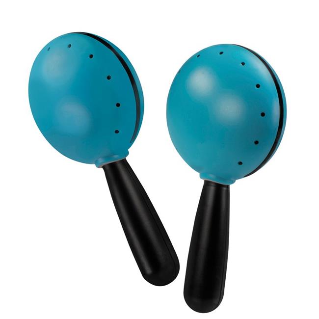 Set of 2 Maracas Musical Instrument Latin Percussion 7 3//4 Inches for Adults Small Wooden Tri-Colored with Palm Tree Silhouette