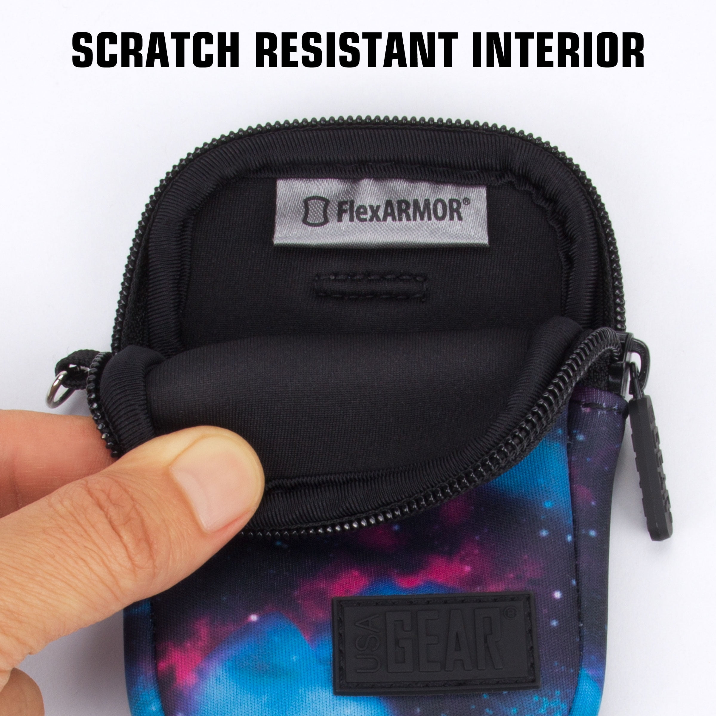 Custodia USA Gear Per Lettore MP3 | Protettiva Con Passante Cintura E Tasca Porta Accessori - 2