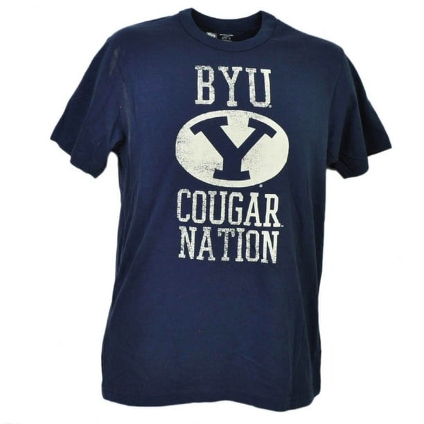 Tee Shirt University - NCAA Brigham Young Cougars Nation Navy Blue ...